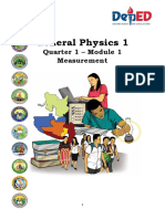 General Physics 1: Quarter 1 - Module 1 Measurement