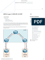 Mpls Layer 3 VPN Pe-Ce Rip