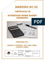 Supervise Work Based Learning - Bookkeeping NC III