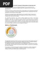 What Is TMF NGOSS, TAM, SID, Frameworx? What Problems Do They Help Solve?