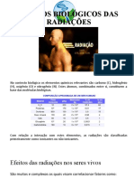 Efeitos Biológicos Das Radiações Ionizantes