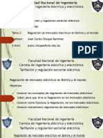 Tarifacion y Regulacion Sectorial Electrica Tema 2 - V2