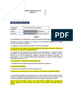 Examén Parcial Procesal Civil