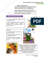 Pack 02 - Uso de La Mochila para Desinfección, Lavamanos A Pedal, Dispensador en Alcohol en Gel y Termómetro