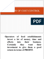 Chapter 1 Overview of Cost Control