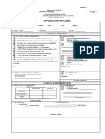 Maternity Leave Form