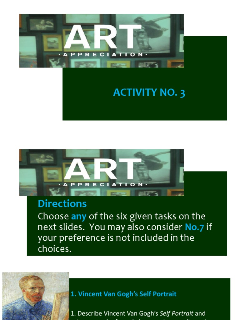 Art Analysis Task Instructions | PDF
