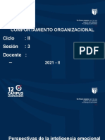 Ciclo: Ii Sesión: 3 Docente:: Comportamiento Organizacional