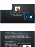 Ley de Ohm 2021 y Circuitos en S y P