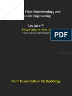 BTE-308 L4 Tissue Culture Part III Tissue Culture Methodology