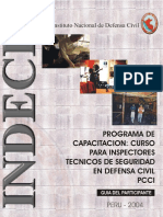 Curso Inspectores Técnicos Defensa Civil PCCI