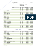 Detail Realisasi Rab (Actual) : Deskripsi Satuan Harga Satuan QTY Jumlah Tanggal