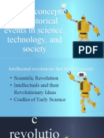 General Concepts and Historical Events in Science, Technology, and Society