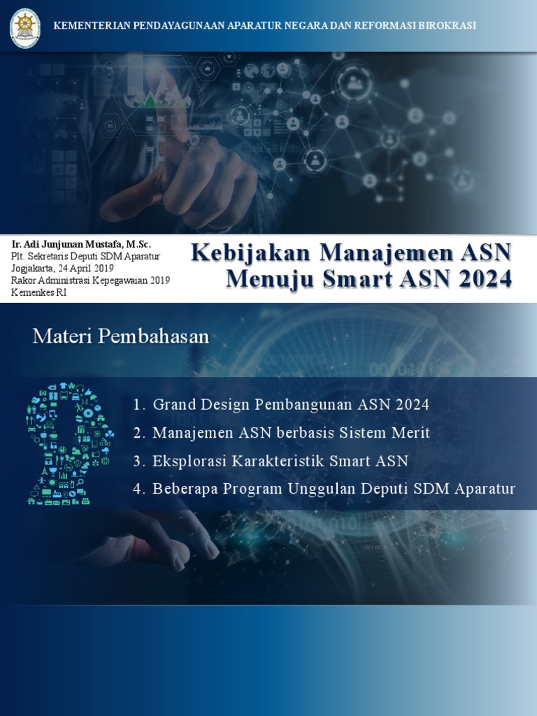 Smart ASN 2024: Kebijakan dan Tantangan | PDF | Politik
