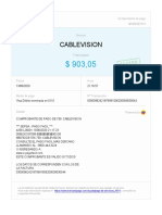 Pago de Servicio CABLEVISION - 7089267373