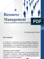 Human Resource Management: Part Ii Acquisition of Human Resources
