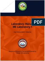 Laboratory Manual ME Lab 1 - ME112