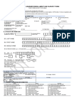 Modified Learner Enrollment and Survey Form: Grade Level and School Information