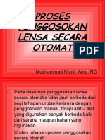 PROSES PENGGOSOKAN LENSA SECARA OTOMATIS