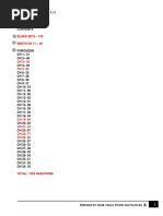 1350 Questions in Est Answer Key