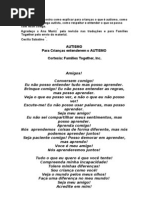 ajude as outras crianças a conhecer o autismo