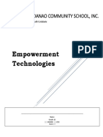 Mindanao Community School, Inc.: Empowerment Technologies