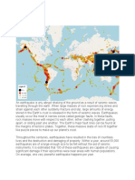 Distribution of Earthquakes