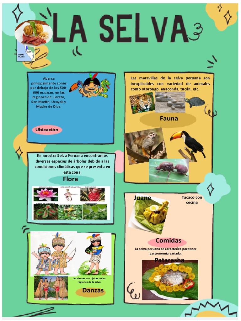Maravillas de la Selva Peruana para Niños | PDF