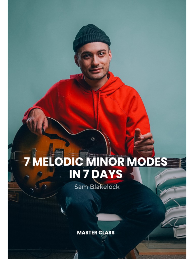 7 Melodic Minor Modes in 7 Days-V3 | PDF | Mode (Music) | Minor Scale