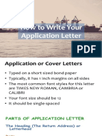 Applicationletter Resume