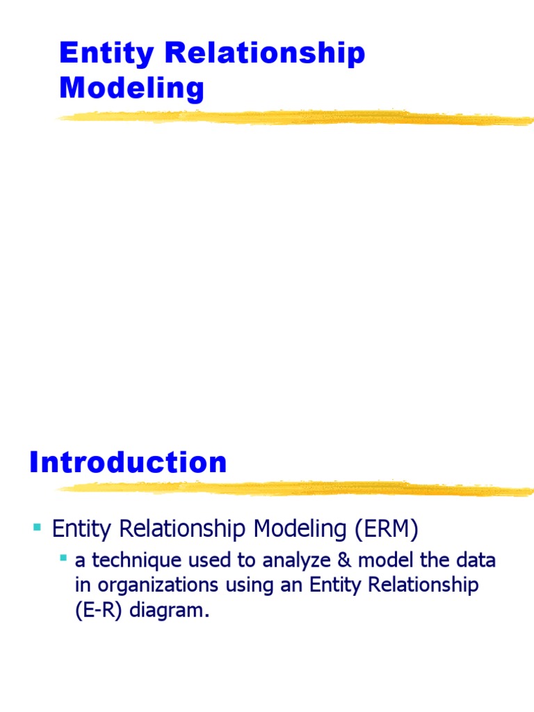 ER Diagram | PDF | Computing | Information Technology Management