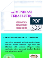 KOMUNIKASI TERAPEUTIK