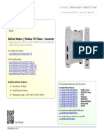 User Manual: Bacnet Master / Modbus TCP Slave - Converter
