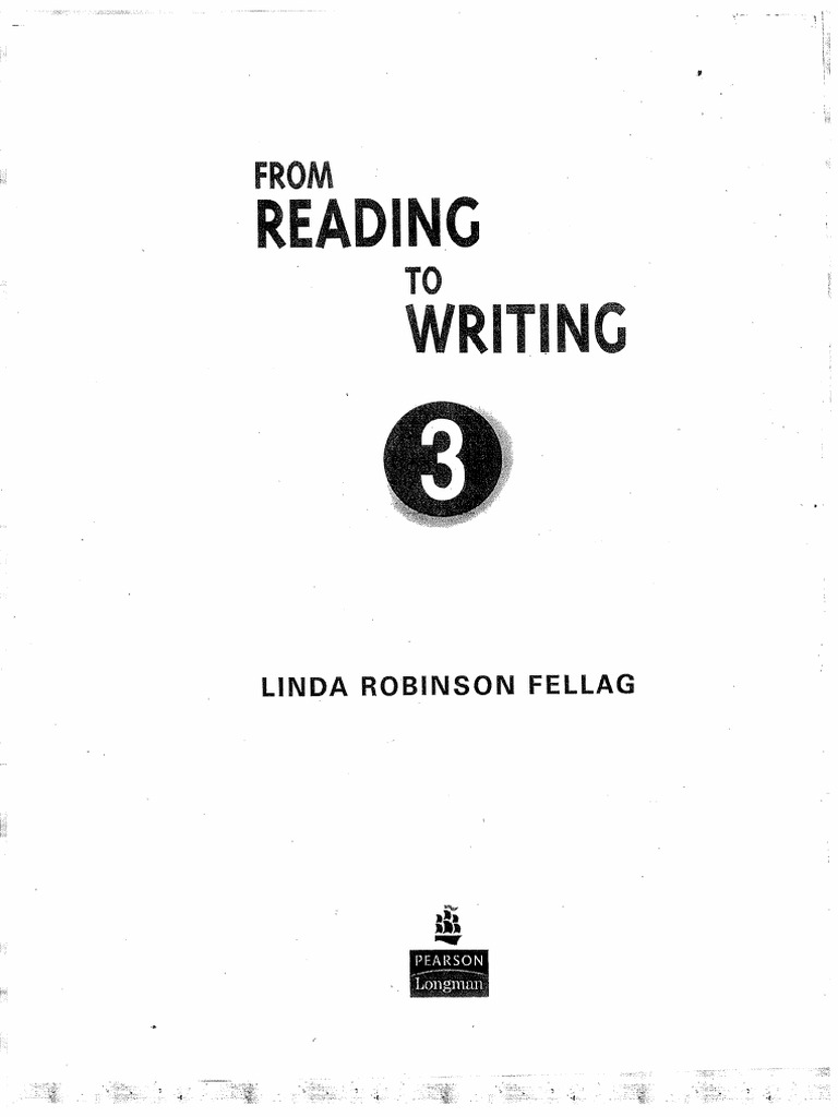 From Reading To Writing PDF