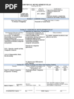 Individual Development Plan: To Obtain CS Eligibility Promoted To Casual Status