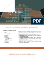 M&A Process: by Group 4