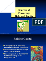 Sources of Financing: Debt and Equity