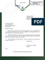 The Pines Hotel Business Letter Invitation