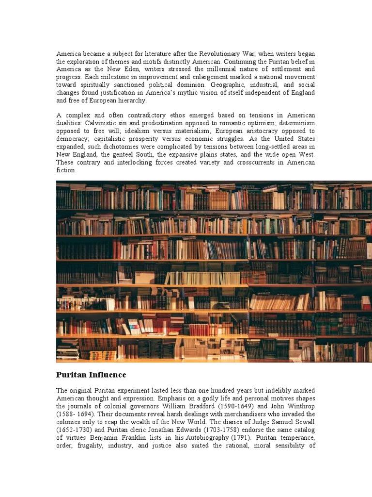 America Became A Subject For Literature After The | PDF | Harlem ...