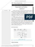 Programmable Load Shedding - Electronicsprojects