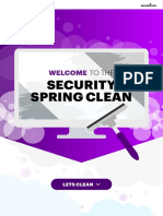 Security Spring Clean: Welcome