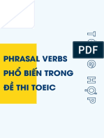 CÁC PHRASAL VERBS PHỔ BIẾN TRONG ĐỀ THI TOEIC FORMAT 2021