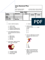 SD Witama Nasional Plus: Final Test