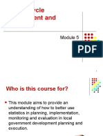 Project Cycle Management and Statistics