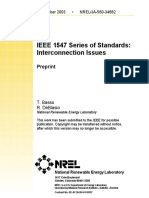 IEEE 1547 Series of Standards: Interconnection Issues: Preprint