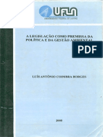 BORGES - 2005 - A Legislação Como Premissa Da PGA