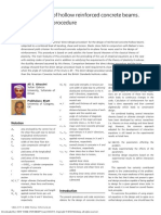 Alnauimi - Direct Design of Hollow Reinforced Concrete Beams. Part 1 - Design Procedure