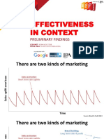 Effectiveness in Context - Preliminary Findings