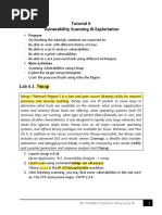 Lab 6.1. Nmap: Tutorial 6 Vulnerability Scanning & Exploitation