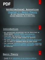 Architectural Acoustics: Chapter 1: Basic Theory